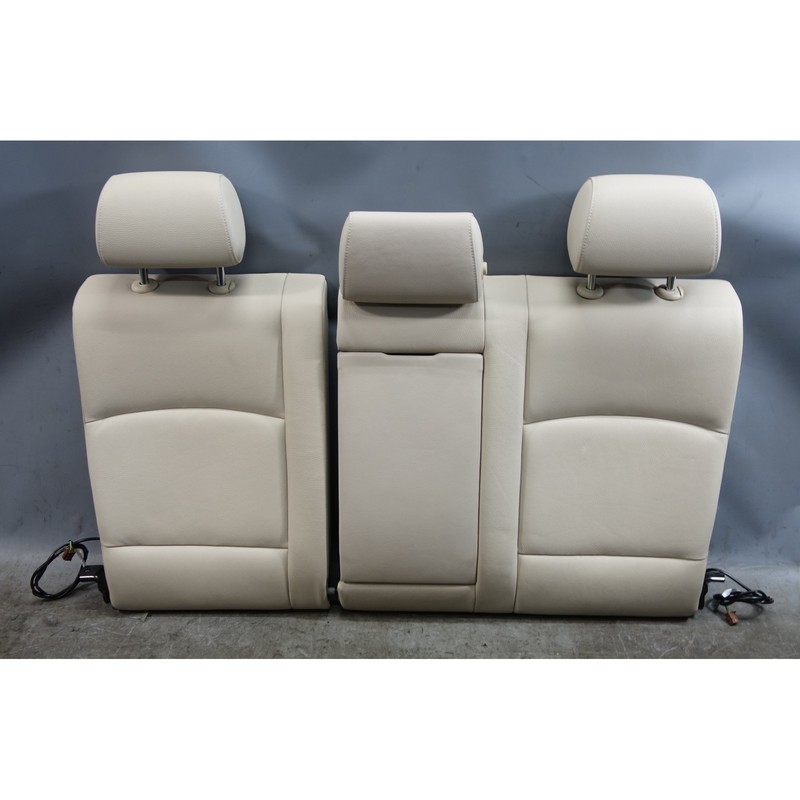 11-13 BMW F10 5-Series Rear Folding Seat Back With Heat Oyster Leather OEM
