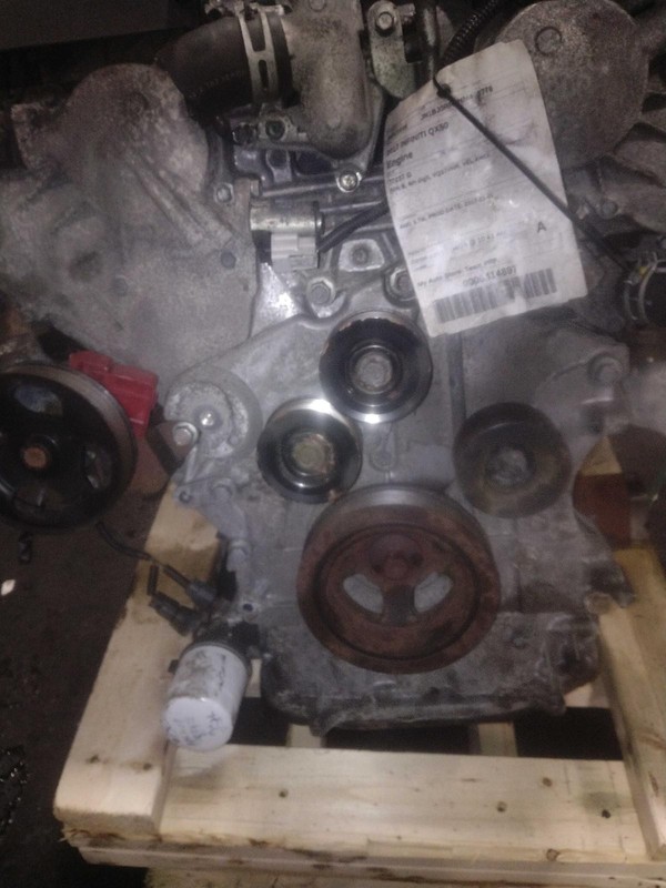 2017 INFINITI QX50 3.7L V6 Engine Complete Assembly 129K Miles OEM Blue
