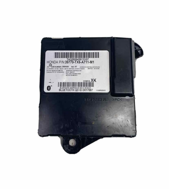 2016 ACURA ILX COMMUNICATION TELEMATICS CONTROL UNIT OEM 39770TX6A71