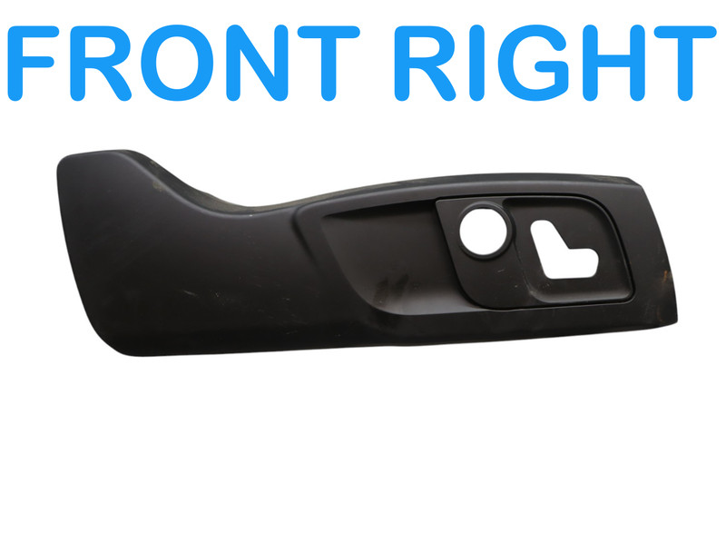 14-17 Maserati Ghibli M157 Front Right Passenger Side Seat Cover Trim Black Oem