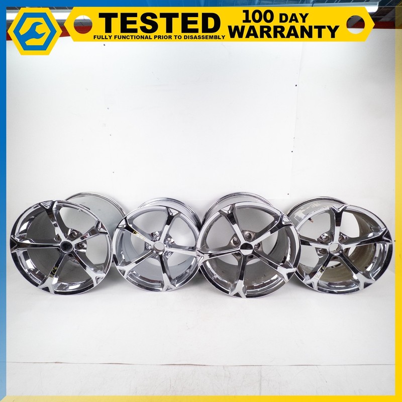 06-13 CORVETTE C6 GRAND SPORT Z06 18x8.5/19x12 FRONT & REAR WHEEL RIM SET