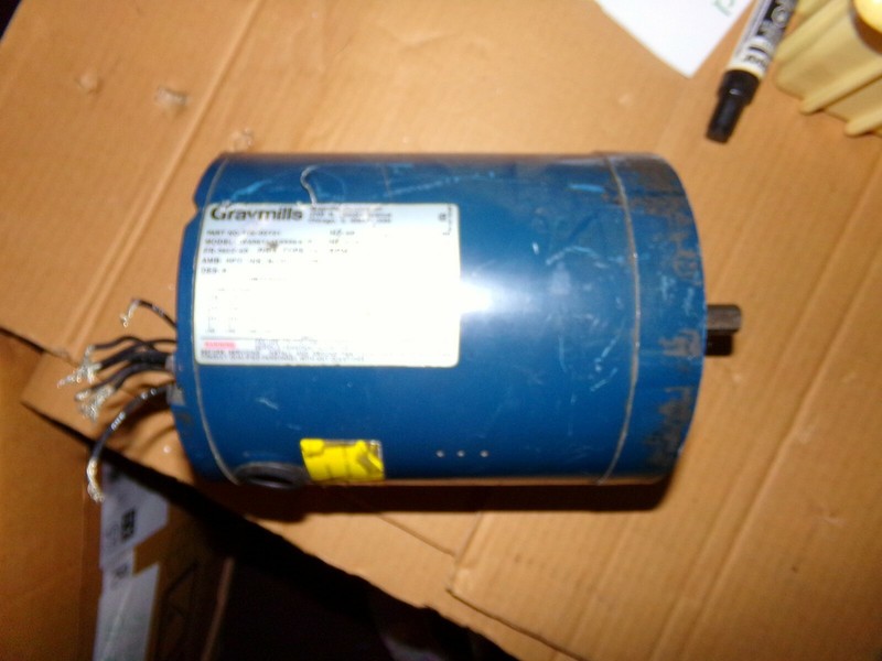 Graymills 5VA56T 17T5536A FR-56CZ 65 3 Phase 1/2 HP Motor *FREE SHIPPING*