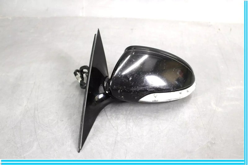 07-09 Mercedes W221 S550 CL550 Left Driver Side Rear View Door Mirror Black OEM