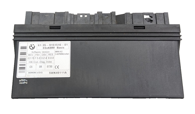08-10 BMW E64 535i 550i 650i 650CI Gateway Body Control Module 9151516
