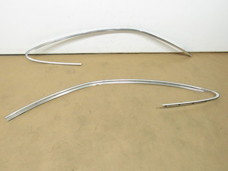 10-15 Jaguar XK XKR 2014 Left Right Exterior Window Quarter Molding Set ;:O