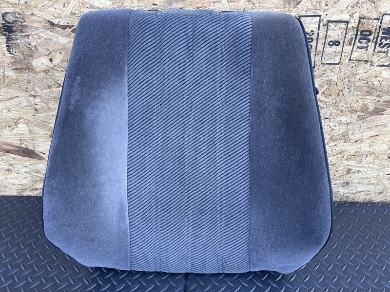 84-93 BMW E30 M3 Left Driver Top Back Rest Sport Seat Frame Cloth Anthrazit OEM
