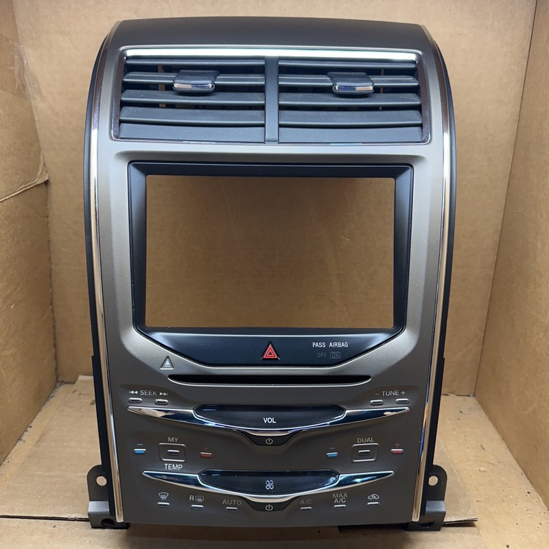 2011-2015 Lincoln MKX Radio Stereo Climate Control w Bezel DA1T-18A802-AC