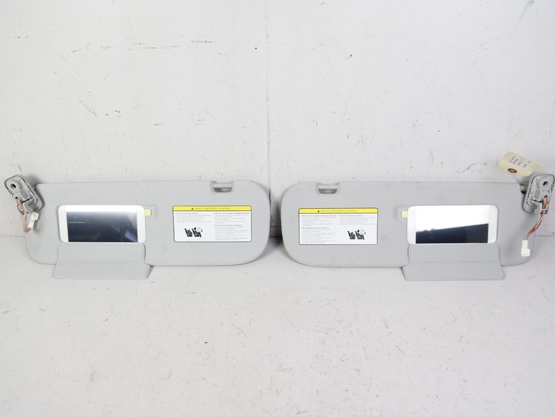 17-23 Tesla Model Y 3 Front Right Passenger Side Sunvisor Sun Visor Gray OEM 12K