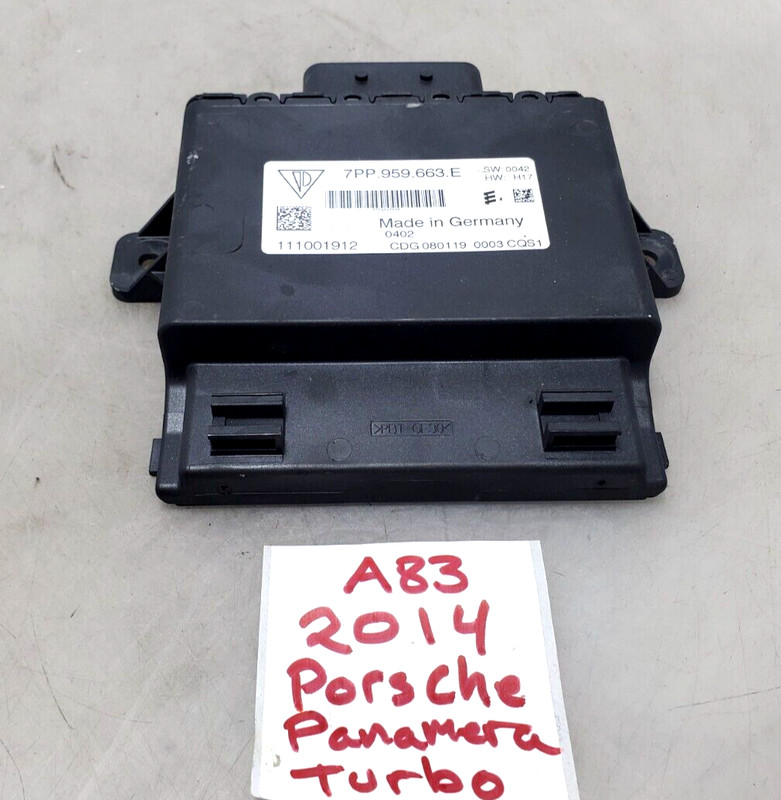 ✅ 10-16 OEM Porsche Panamera Turbo 970 Power Voltage Converter Control Module