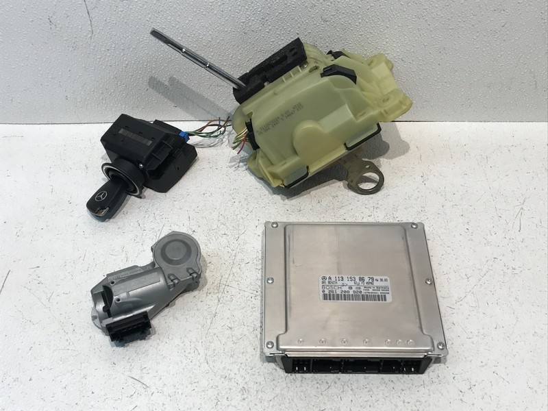 2005 Mercedes CLS500 ECU ECM ENGINE COMPUTER IGNITION KEYS EIS ESL