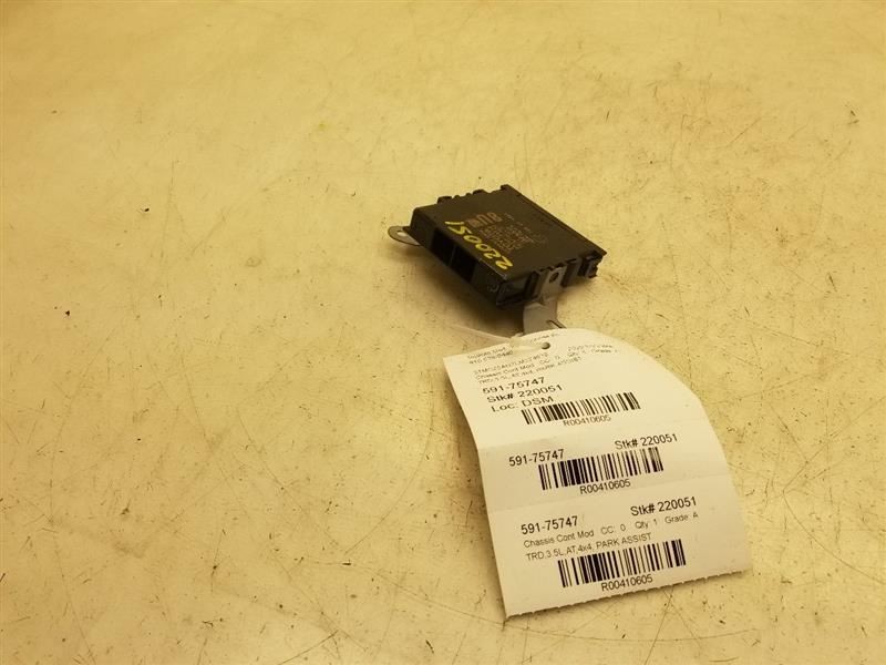 16-19 TOYOTA TACOMA DRIVER PARK ASSIST CONTROL MODULE ECM ASSEMBLY