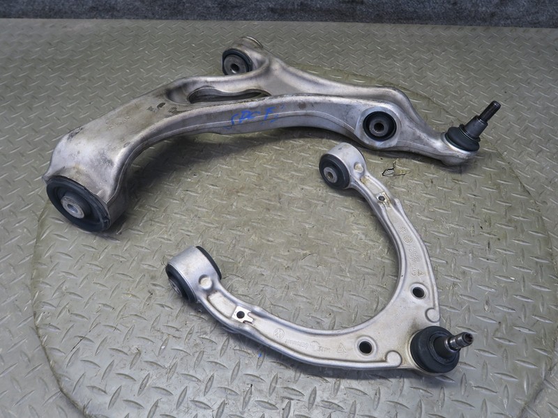 2011-2018 PORSCHE CAYENNE 958 FRONT LEFT UPPER & LOWER CONTROL ARM SET