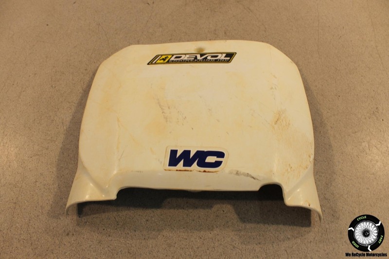 2007 Honda CRF250R FRONT PLATE NUMBER COVER FAIRING COWL PLASTIC CRF 250 R 07