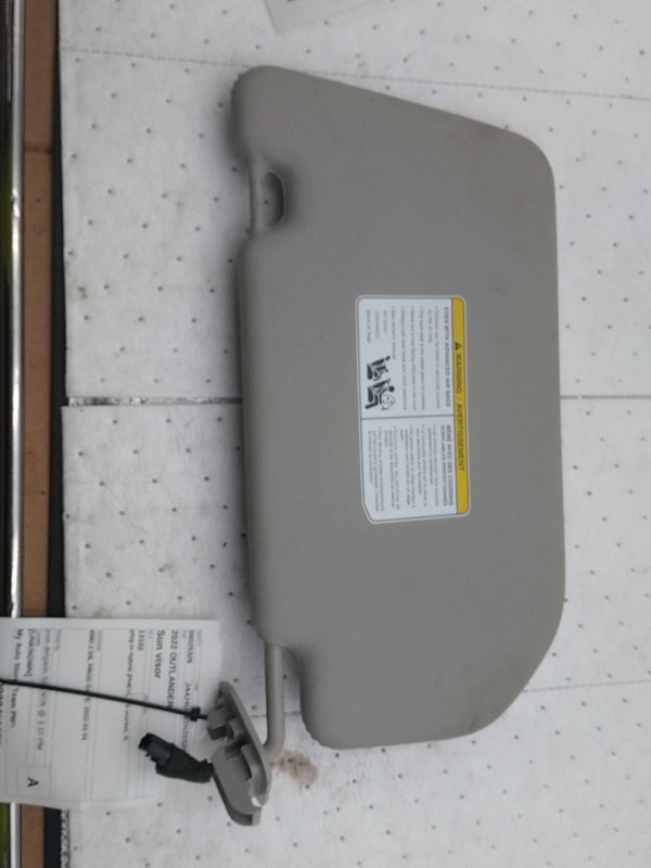 2022 Mitsubishi Outlander Silver Sun Visor Used OEM Part NJ25-25326-651554