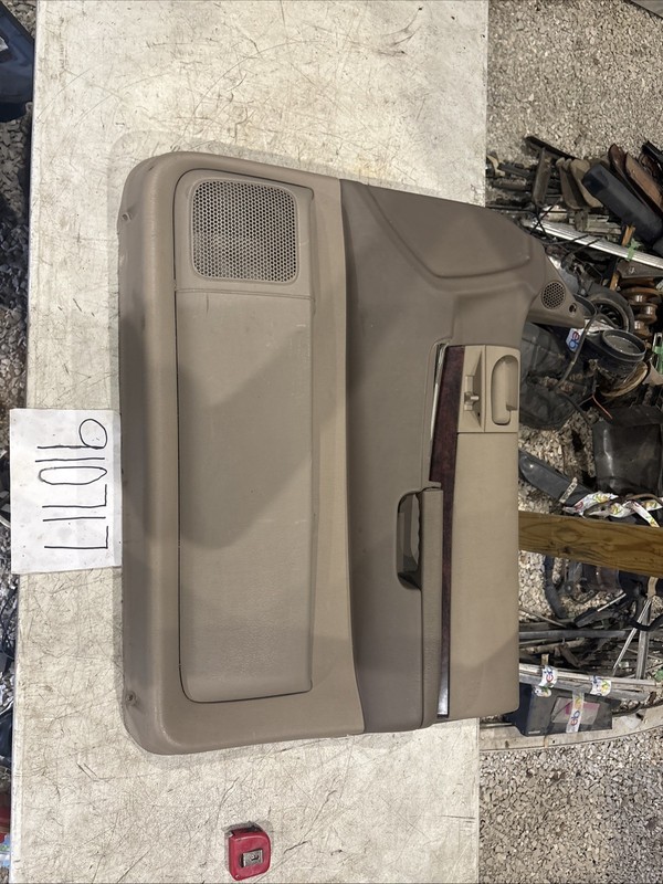 2001-04 Dodge Durango Front RightSide Door Panel OEM Tan W/ Woodgrain