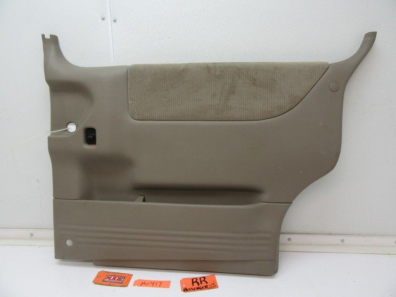 VENTURE SILHOUETTE REAR BACK DOOR PANEL RIGHT R RH RR SLIDING COVER INTERIOR RR