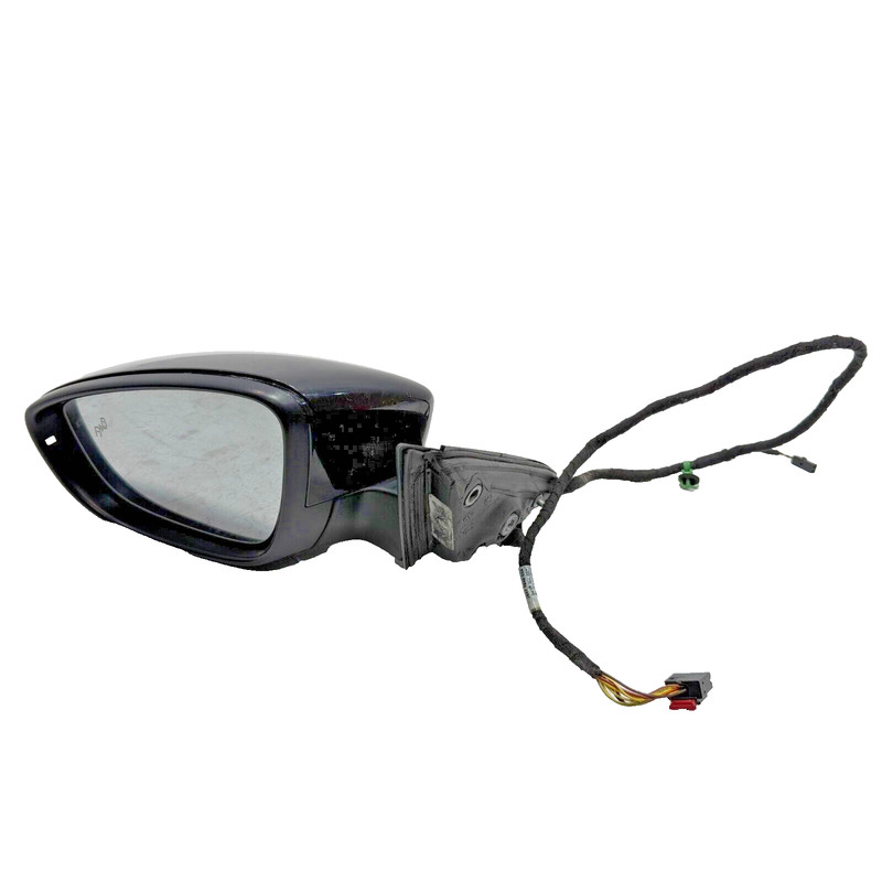 VOLKSWAGEN PASSAT 2016-19 FRONT LEFT DRIVER DOOR EXTERIOR MIRROR OEM BLACK 2T2T
