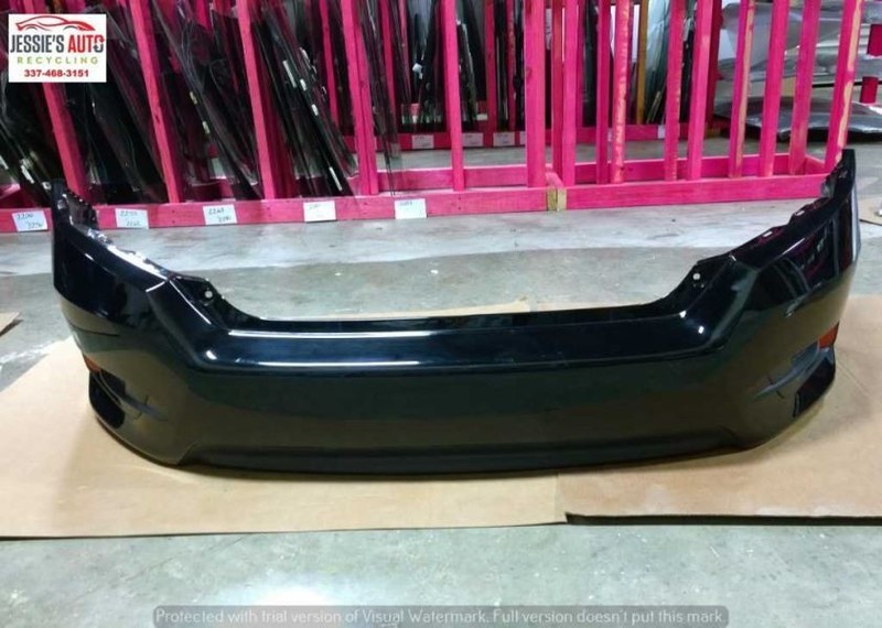16 17 HONDA CIVIC SEDAN REAR BUMPER COVER OEM BLACK BS-125