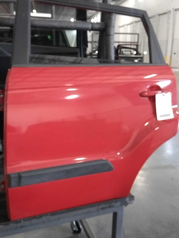 2013 Kia Soul Left Rear Door Red OEM 464907 27K Miles