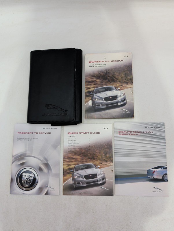 2014 Jaguar XJ Owners Manual Set With Quick Start Guide And Case