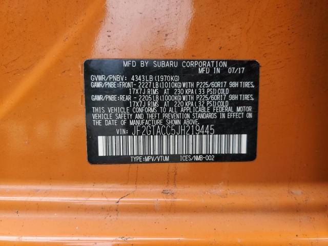 2018 Subaru XV Crosstrek Engine Control Module ECM 2.0L OEM 69000 Miles