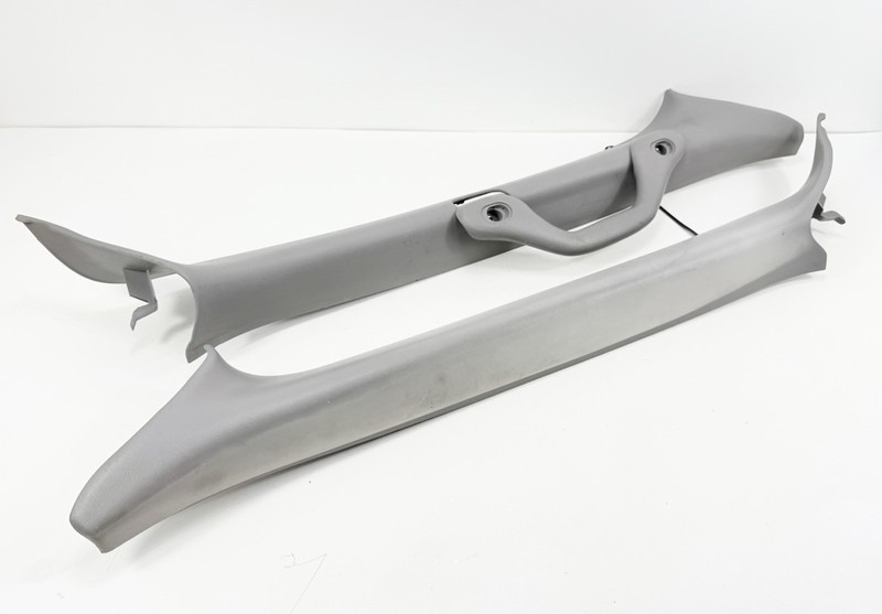 1997-2003 Ford F150 Set Left & Right A Pillar Trim Genuine OEM Gray Grab Handles