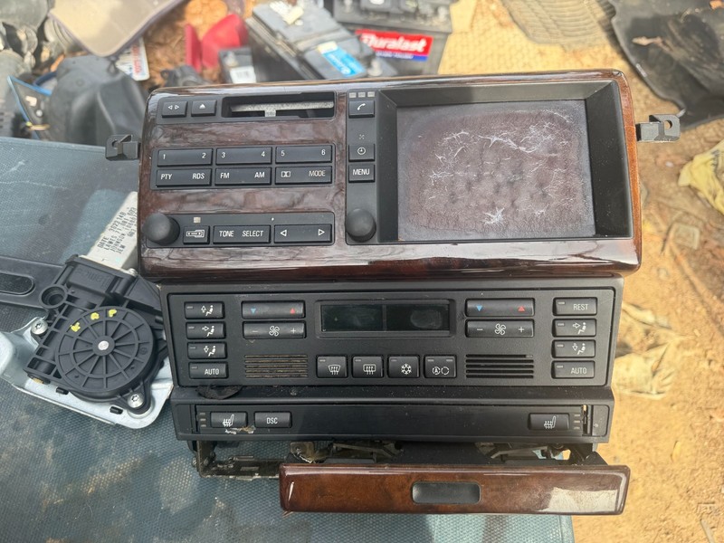 95-01 BMW 740I 750I OEM NAVIGATION RADIO RECEIVER & HEATER AC A/C HVAC CONTROL