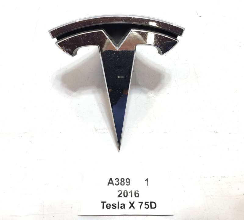 ✅ 2016-2020 OEM Tesla Model X S Front Bumper Grille Emblem Badge Logo Cover