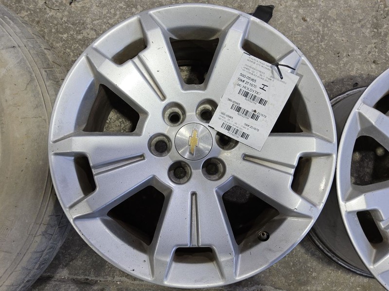 2020-2022 Chevy Colorado Wheel Rim 17x8 Aluminum 5 Spoke Blade Silver Opt Q5U