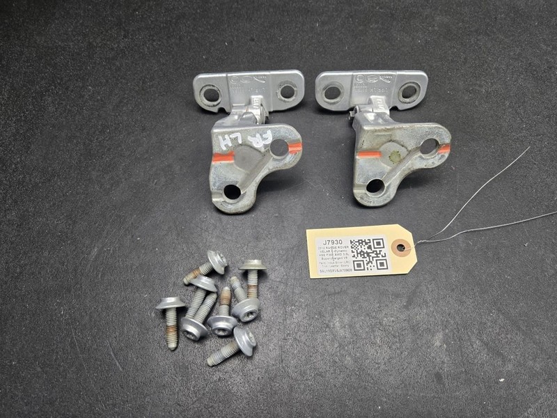 2PC Front Left Door Upper + Lower Hinges Set 2018 Range Rover Velar 2019 - 2022