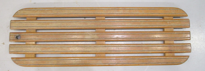1984 Sea Sprite Teak Wood Boat Floor Decking Ski Hatch Cover 35 5/8" x 11 5/8"