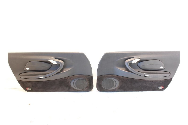 99-01 Porsche 911 Carrera 4 Pair of Left and Right Black Door Trim Panels