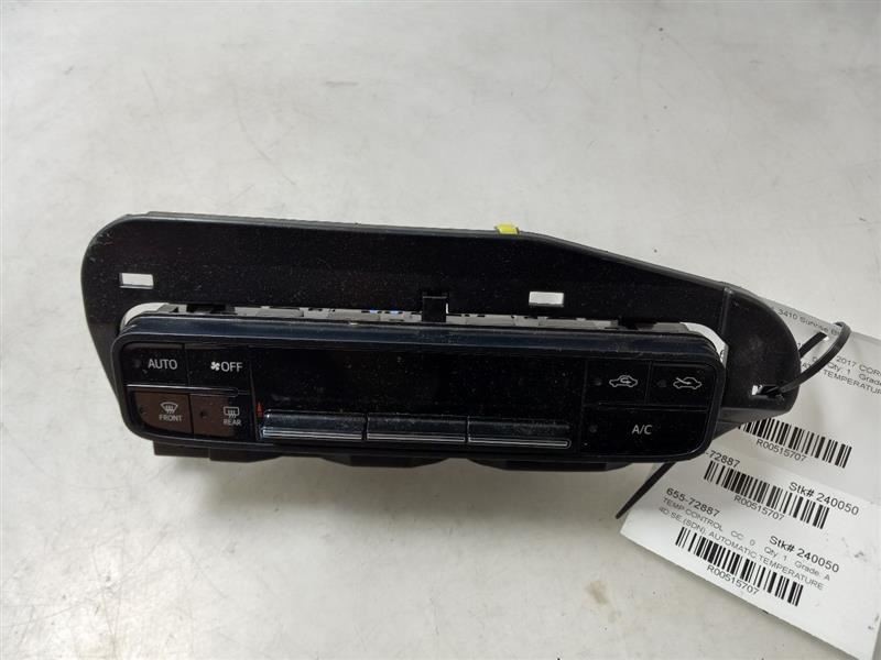 17-19 TOYOTA COROLLA SE TEMPERATURE CONTROL SWITCH