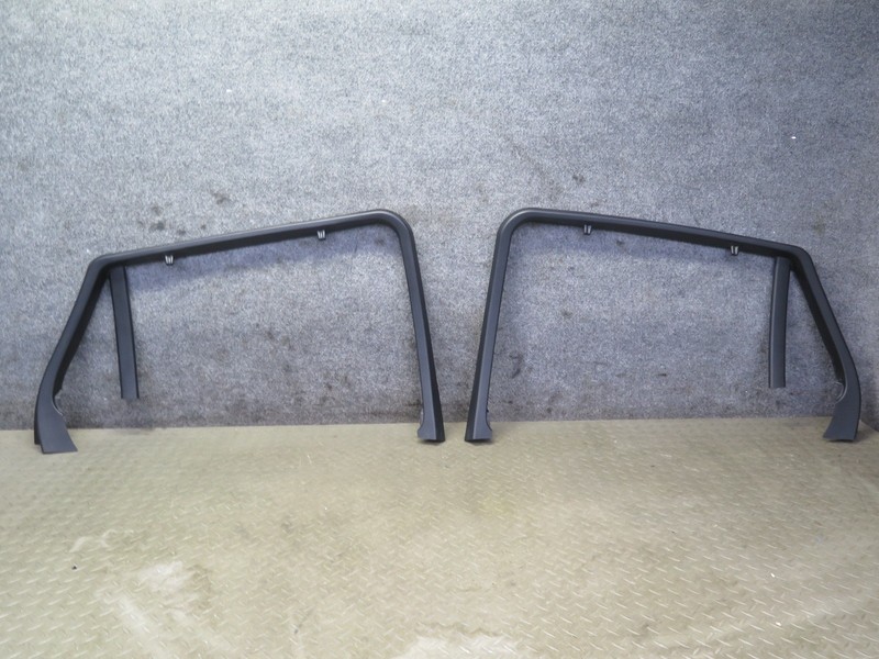 2008-2014 BMW E71 X6 REAR LEFT & RIGHT DOOR WINDOW FRAME TRIM PANEL SET OF 2