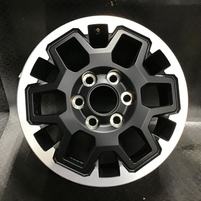 2024-2026 Toyota 4Runner Tacoma 10638 Wheel 17x7.5 Rim Black Machined 42611AK051