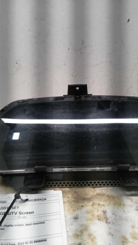 2012 Honda Odyssey Infotainment Display Cluster OEM Black 148K Mi FWD