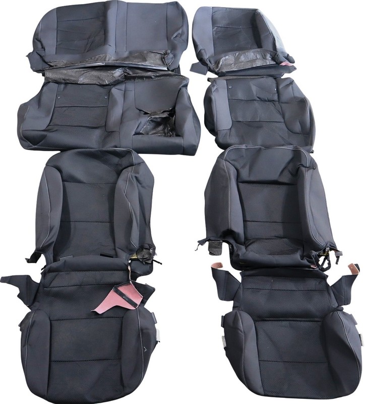 Black Cloth Seat Covers 15-17 Chevy Silverado 1500 New Take Off OEM Factory OE