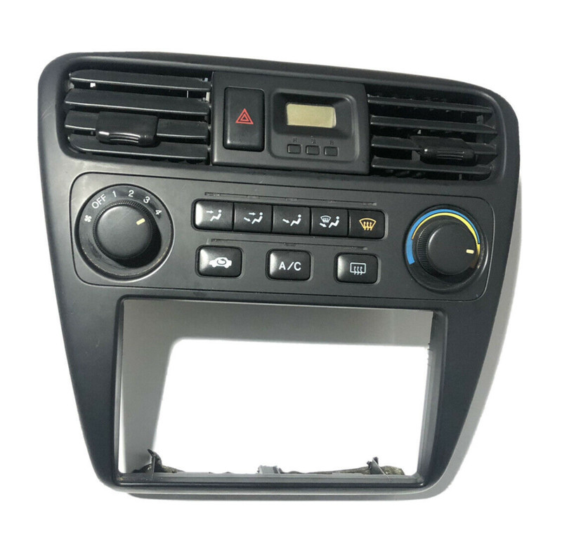 2001-2002 HONDA ACCORD AC HEATER CLIMATE CONTROL Dash Radio Bezel Temp /BLACK