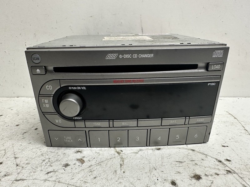 2004-2006 Subaru Forester Am Fm Audio Radio Stereo 2 DIN 6 Disc CD Player