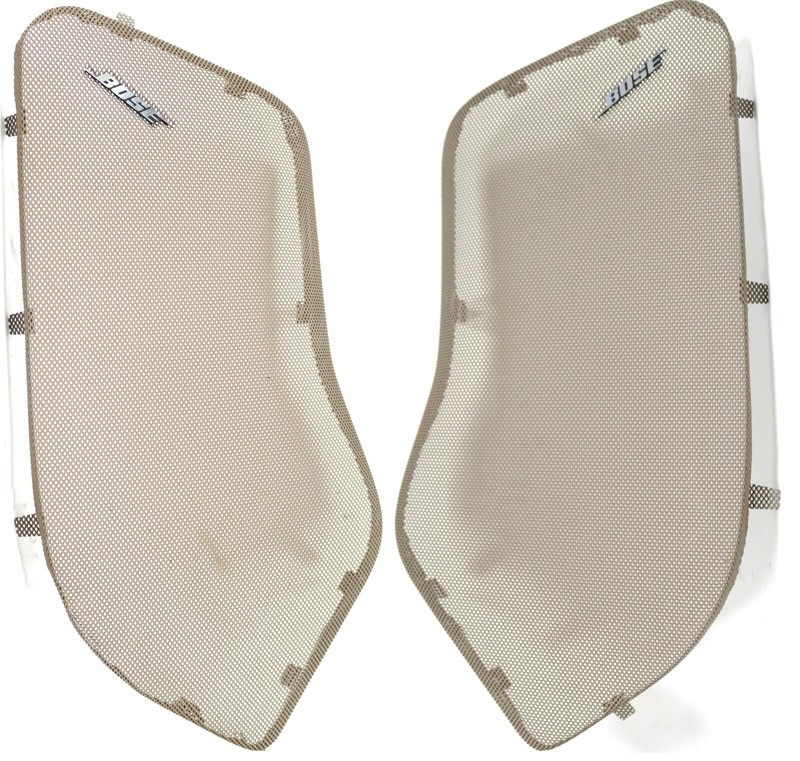 1999-2006 Chevy GMC Cadillac Door Speaker Grille Front LH-RH PAIR Tan OEM BOSE