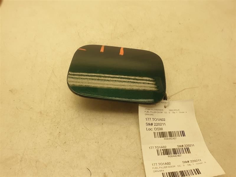 02 TOYOTA PRIUS FUEL FILLER DOOR GRN-6R4