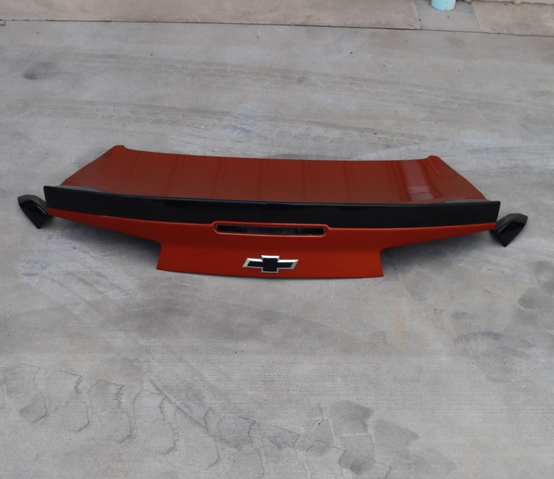 2016-2024 Chevrolet Camaro Rear Trunk Deck Lid Cover Panel Assembly Orange OEM