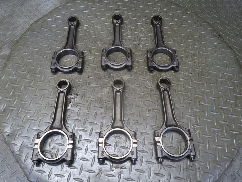 2002 PORSCHE BOXSTER S 986 3.2L M96.21 ENGINE PISTON CONNECTING ROD SET OF 6