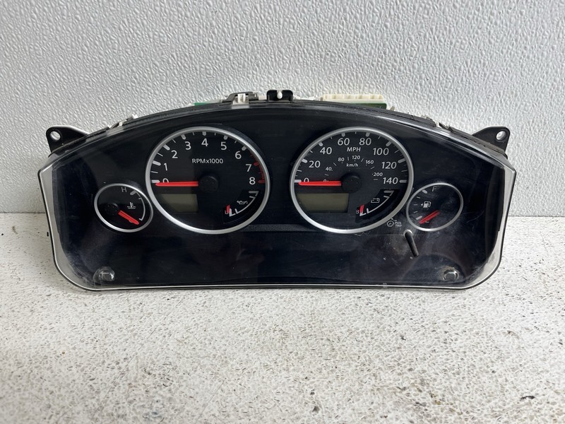 2011 Nissan Pathfinder 4.0 thru 3/11 4x4 Silver LE SV Speedometer Gauge Cluster