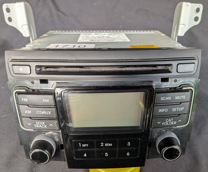 2010-2012 Hyundai Sonata Radio Display Receiver SAT w/o Nav ID 961803Q000 OEM