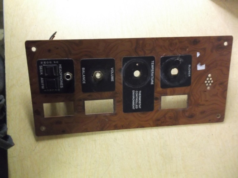 Dash Instrument Panel 12-1/4" long x 5-3/4" Wide *FREE SHIPPING*