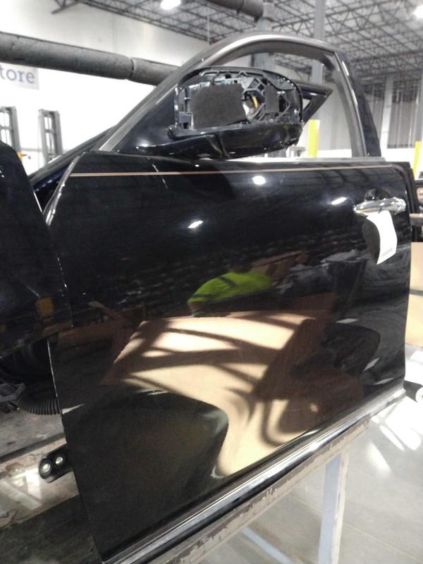 2014 INFINITI QX70 Left Front Door Black Obsidian 627148 156K Miles