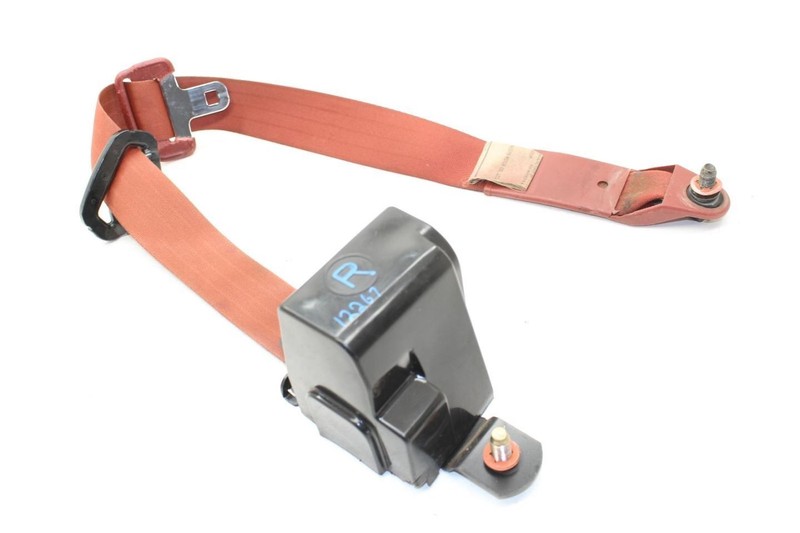 82-83 280ZX Red Passenger Right Front Seat Belt Retractor