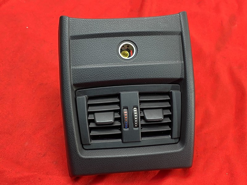 BMW F30 F36 3/4 Series Rear Center Console AC Vent Trim Panel Cover Black OEM✅