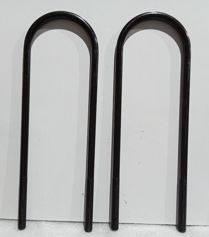 2019-2022 Dodge Ram 2500 3500 DRW Pair 15" Front Leaf Spring U Bolts